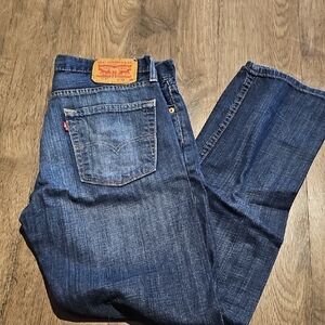 Levi's Men's Jeans Dark Blue Straight-Leg 32 X 32  513